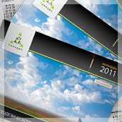 Карманный календарь компании «Геокурс» на 2011 год