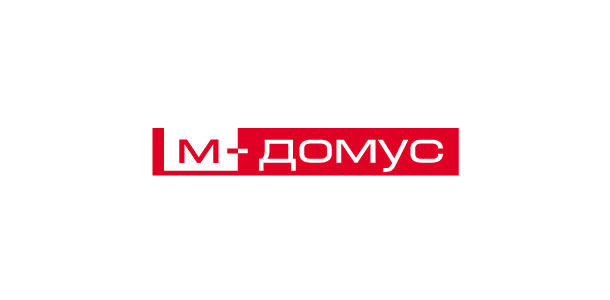 Основное графическое начертание логотипа компании «М-Домус»